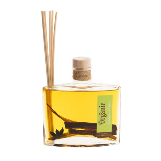 Organic Reed Diffuser - Zitronengras und Gewürze