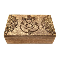 Ganesha Holzbox – Edle Aufbewahrung mit spiritueller Kraft