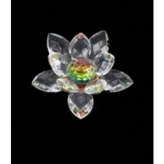 Kristall Lotus Blume, 7 cm